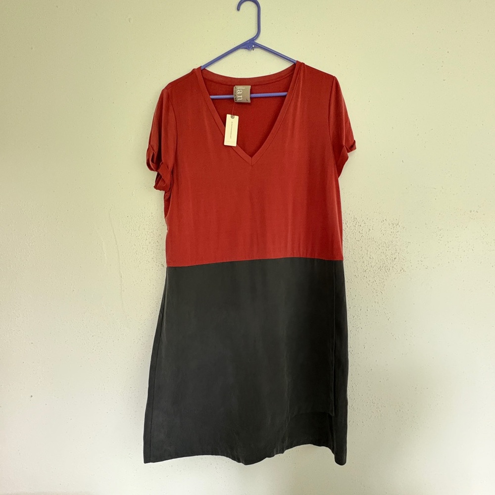 Anthropologie color block dress